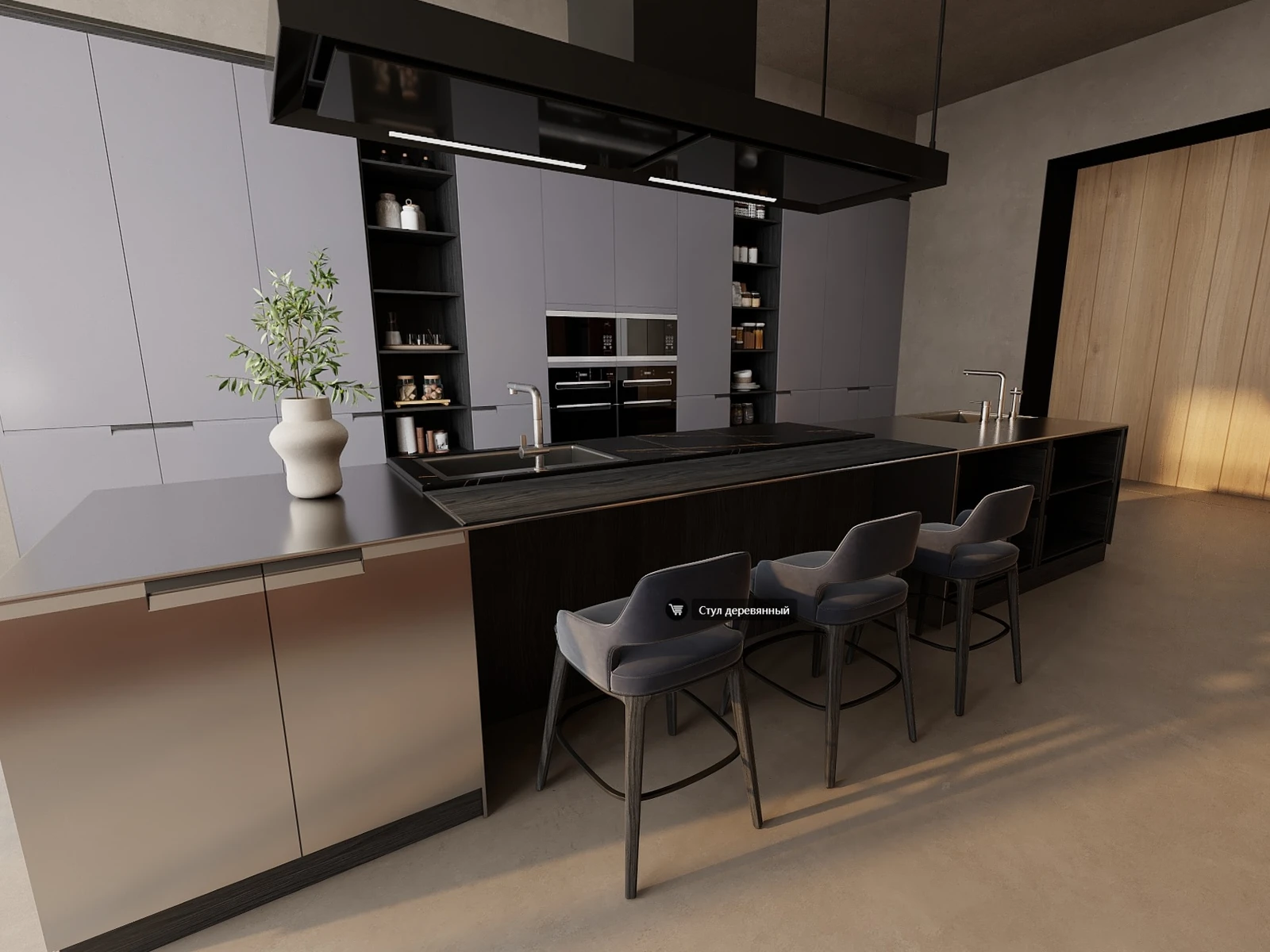 3Д визуализация кухни
