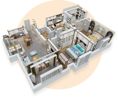 3D модель дома